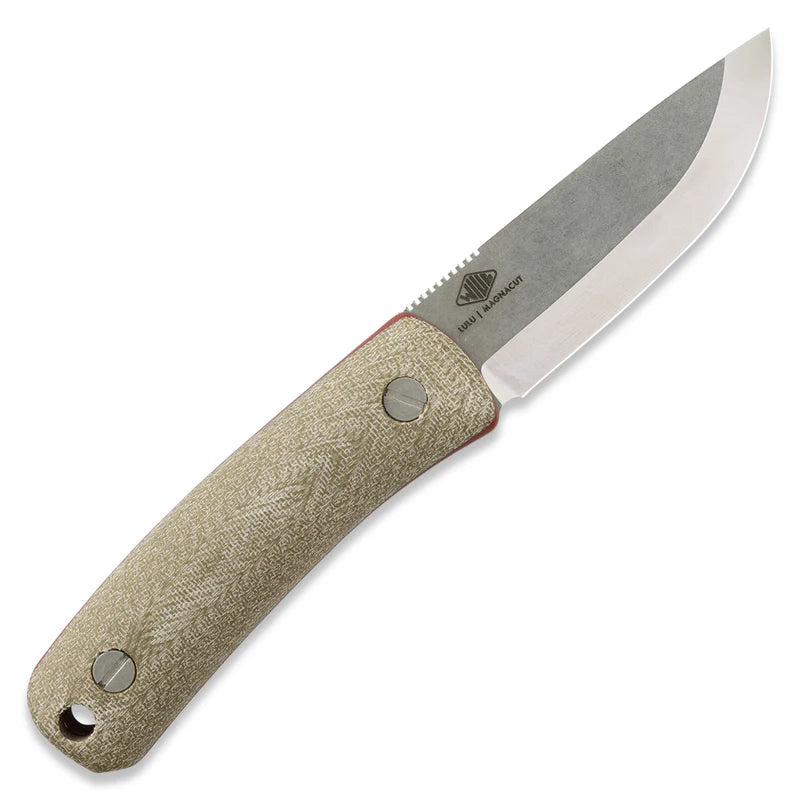 KNAFS Lulu - Fixed Blade Knife - MagnaCut - *Updated Stonewash Blade