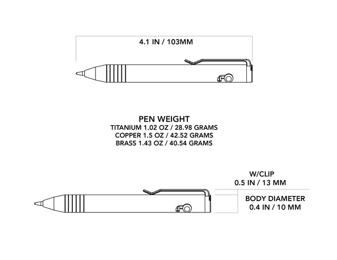 Big I Design- The Lil Sancho Bolt Action Pen