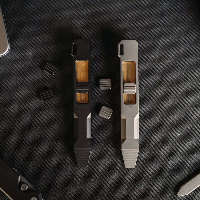 Big Idea Design - Ti Pry Bar (Stonewashed) - Grayman Trading Company