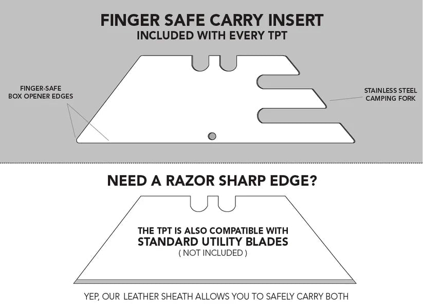 BIG IDEA DESIGN - TPT Slide : Titanium Pocket Tool (Stonewashed) - Grayman Trading Company