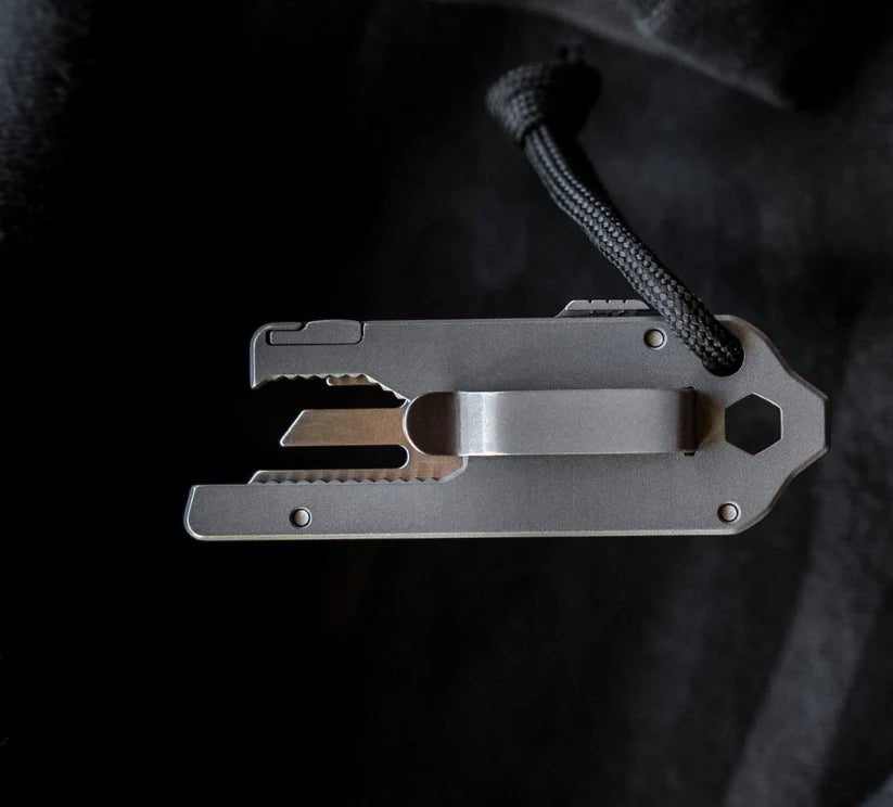BIG IDEA DESIGN - TPT Slide : Titanium Pocket Tool (Stonewashed) - Grayman Trading Company