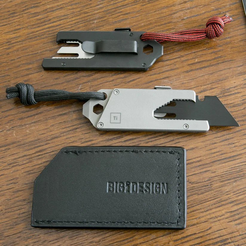 BIG IDEA DESIGN - TPT Slide : Titanium Pocket Tool (Stonewashed) - Grayman Trading Company