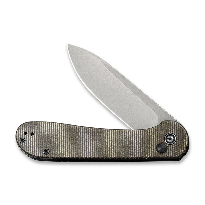 CIVIVI Button Lock Elementum Pocket Knife Micarta Handle