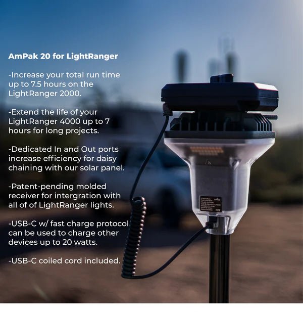 Devos AMPak 20 Portable Power Bank - Grayman Trading Company