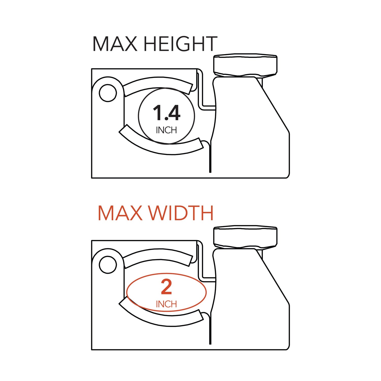 DMOS Universal Shovel/Axe Mount - Grayman Trading Company