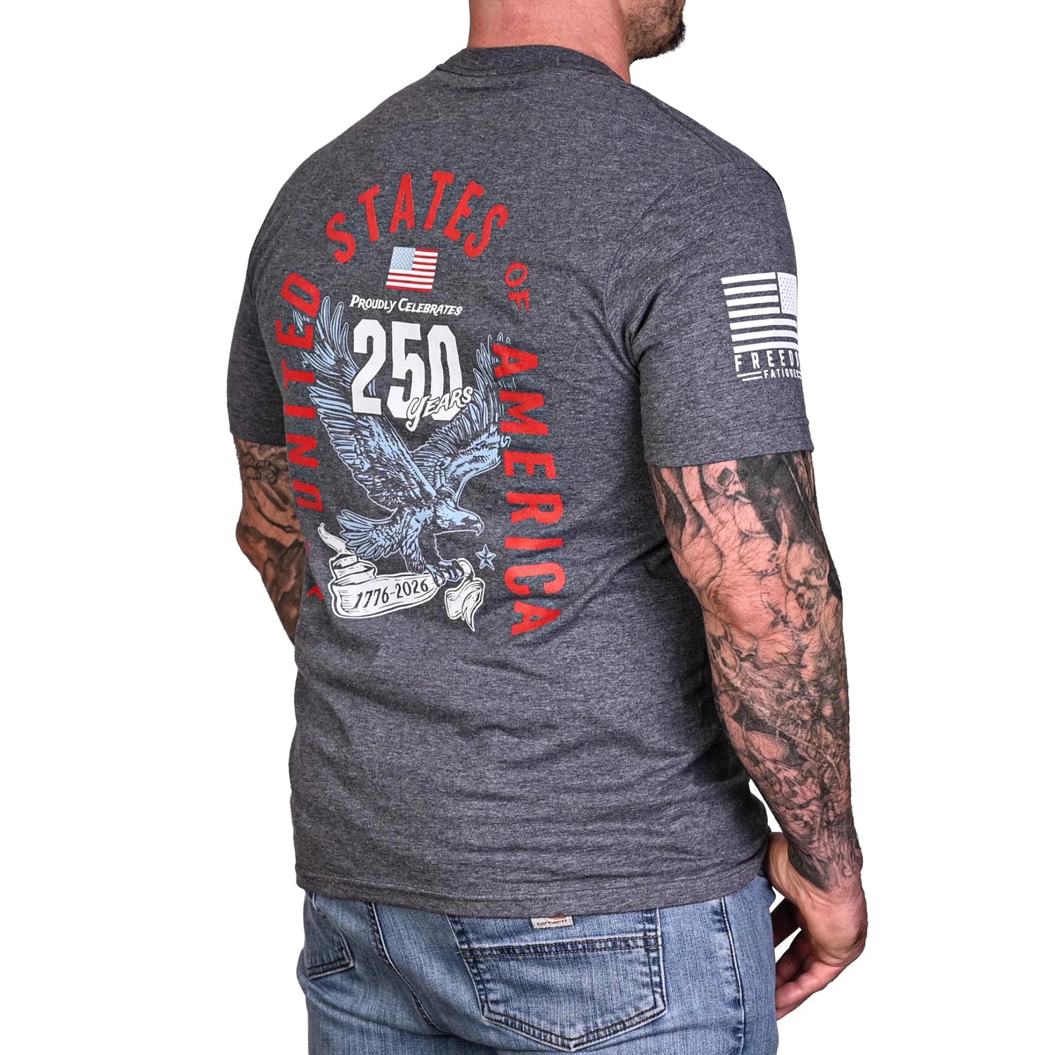 Freedom Fatigues Men's 250th Anniversary Patriotic T-Shirt - Grayman Trading Company