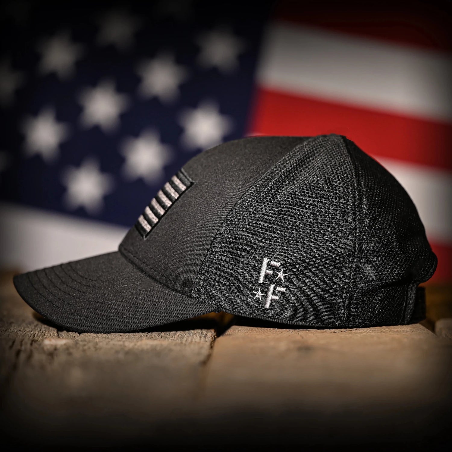 Freedom Fatigues Midnight Black American Flag Ball Cap - Grayman Trading Company