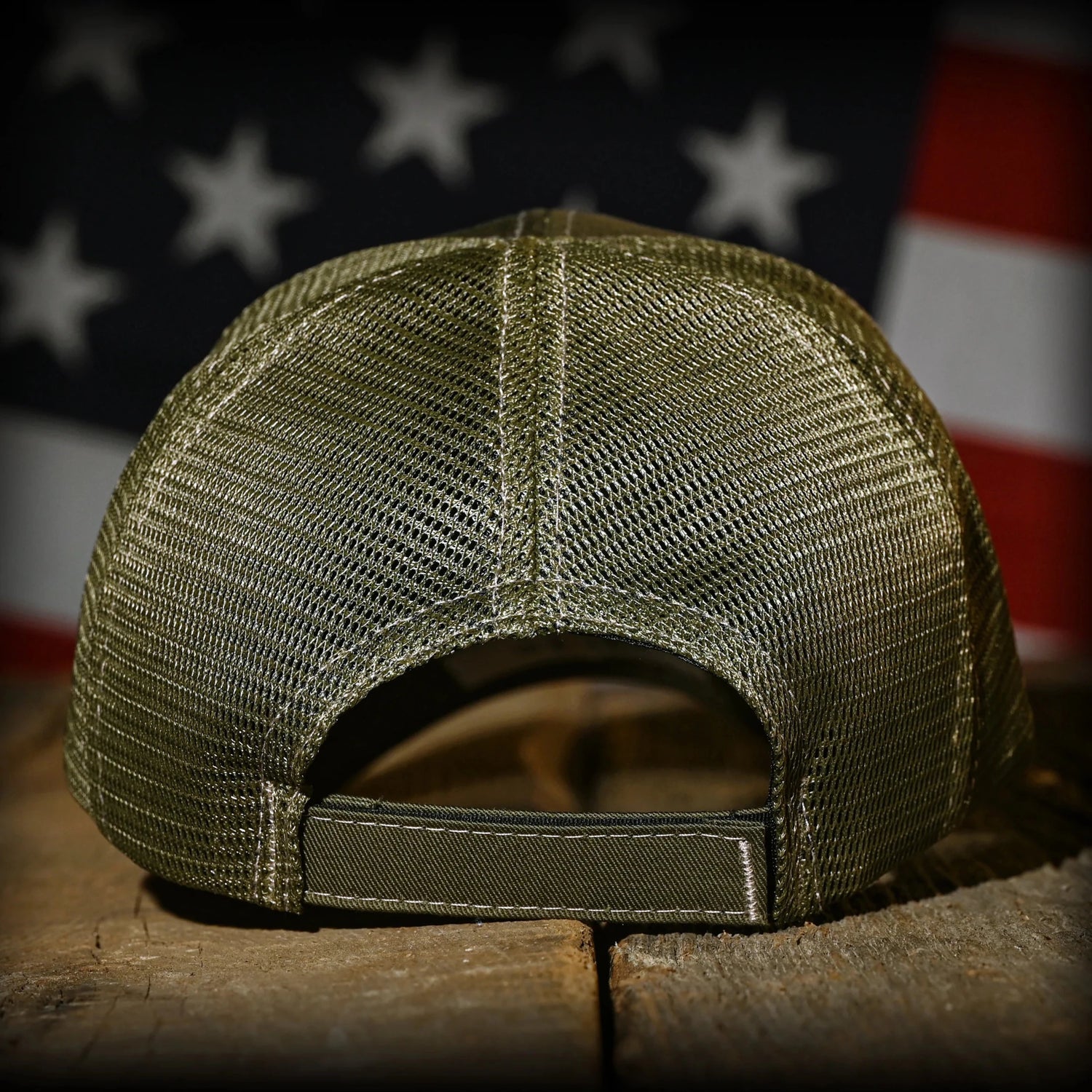 Freedom Fatigues MultiCam Flag Patch OD Green Ball Cap - Grayman Trading Company
