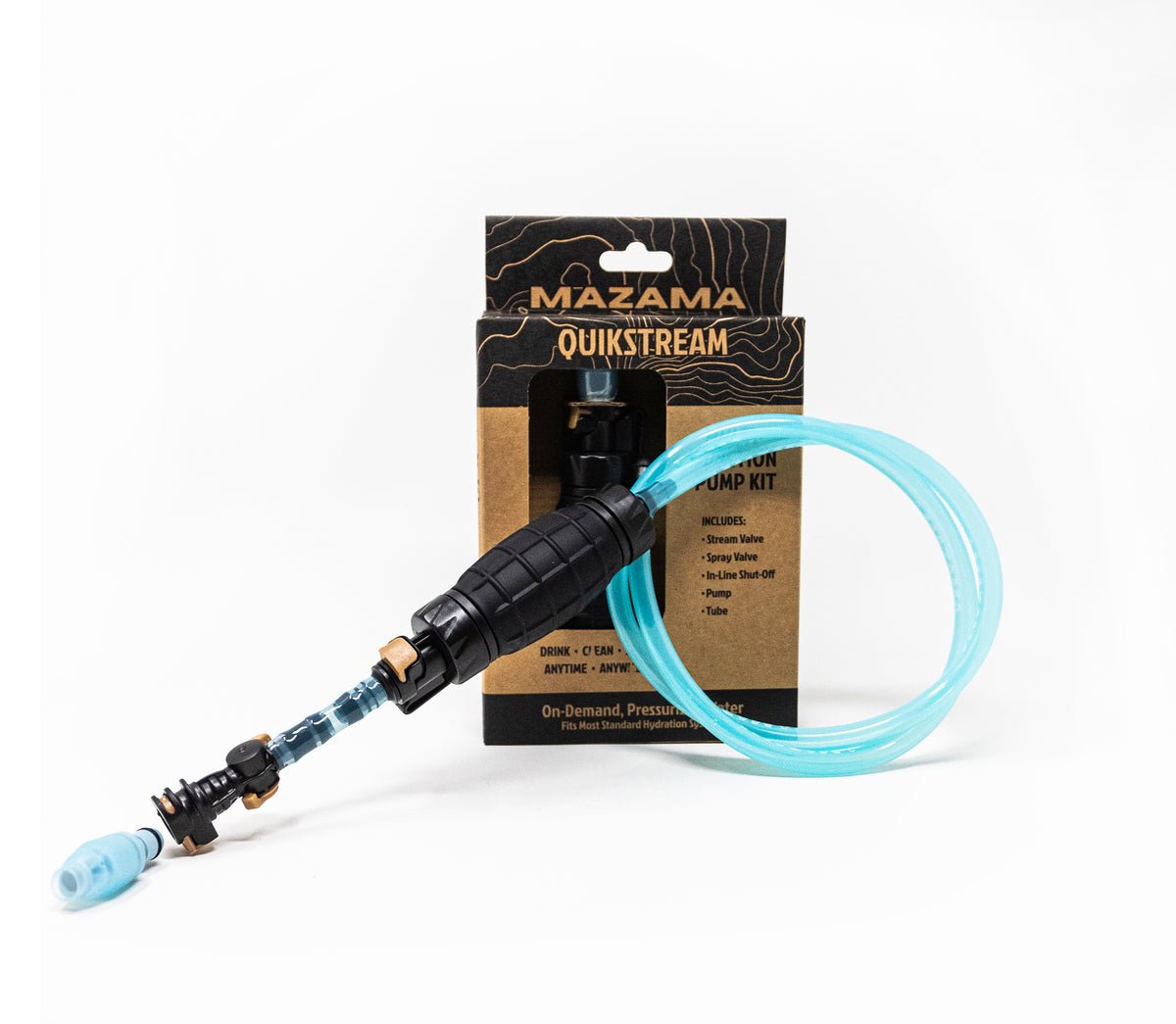 Mazama QuikStream Hydration Pump Kit, Multi - Function - Grayman Trading Company