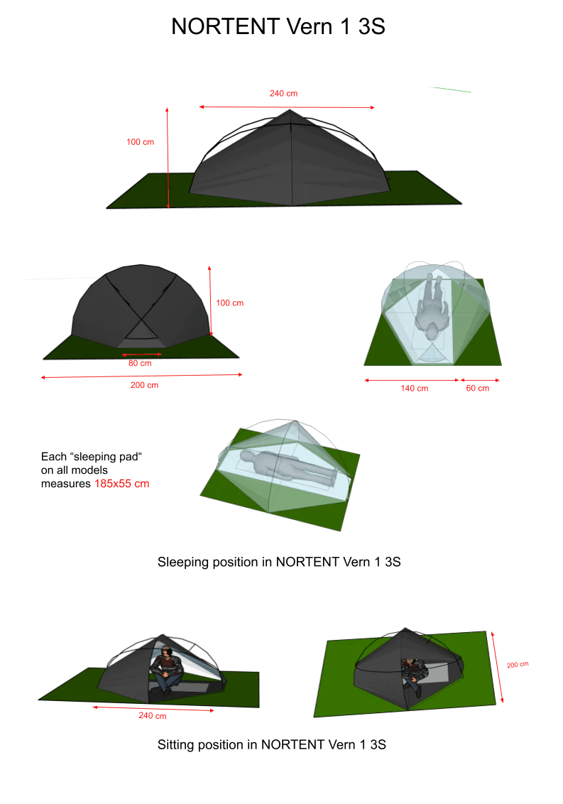 Nortent Vern 1 (3 season) - Grayman Trading Company
