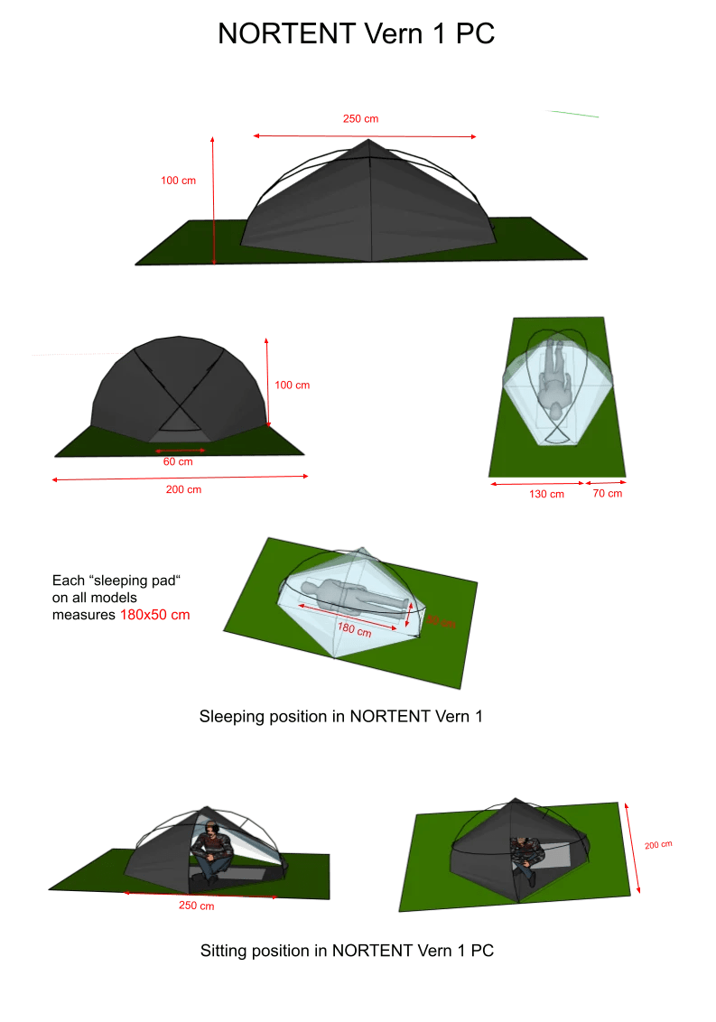 Nortent Vern 1 (Polycotton) - Grayman Trading Company