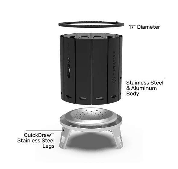 PACKFIRE Fire Pit - Grayman Trading Company