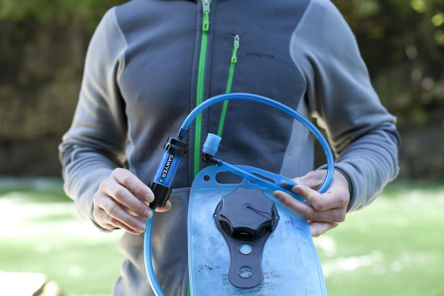 Sawyer Mini Water Filtration System - Cardboard Packaging - Grayman Trading Company