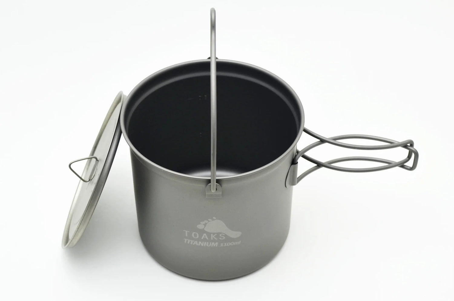 Toaks Titanium 1100ml Pot with Bail Handle - Grayman Trading Company