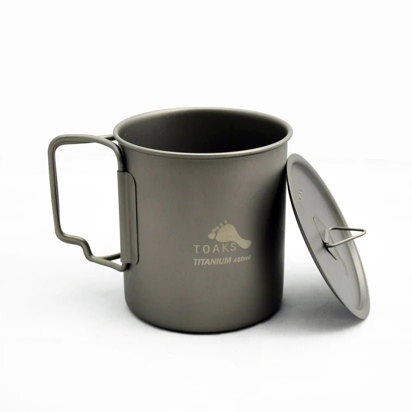 TOAKS Titanium 450ml Cup with Lid - Grayman Trading Company