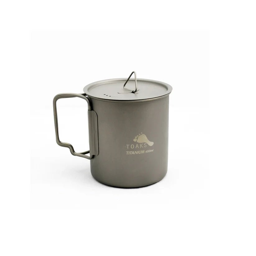 TOAKS Titanium 450ml Cup with Lid - Grayman Trading Company