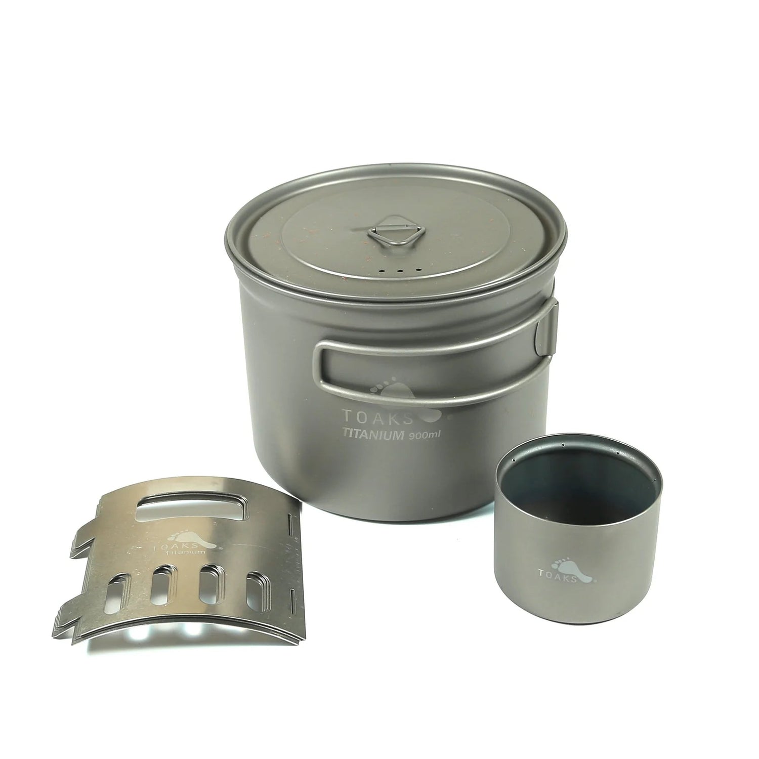 TOAKS Titanium Alcohol Stove and 900ml Pot Cook System - Grayman Trading Company