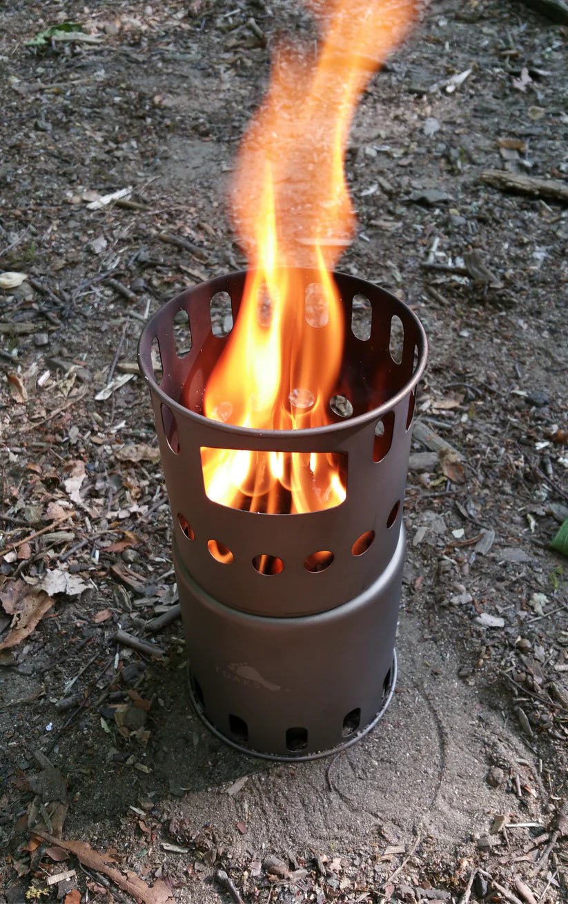 TOAKS Titanium Backpacking Wood Burning Stove - Grayman Trading Company