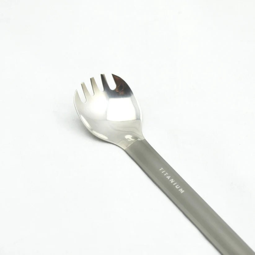Toaks Titanium Long Handle Spork with Polished Bowl - Grayman Trading Company
