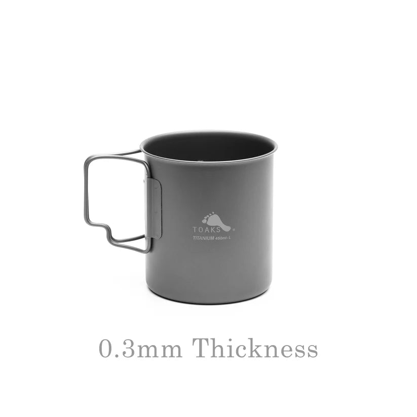 Toaks Ultralight Titanium 450ml Cup - Grayman Trading Company