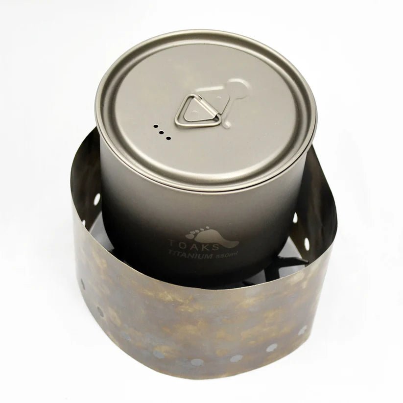 TOAKS Ultralight Titanium Solid Fuel Cook System - Grayman Trading Company