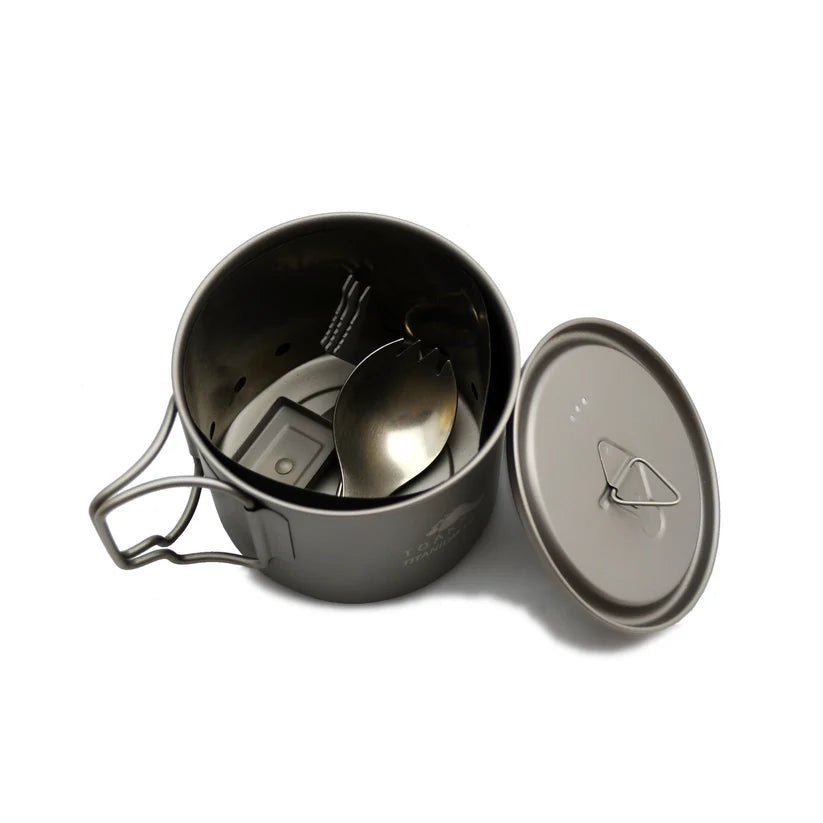 TOAKS Ultralight Titanium Solid Fuel Cook System - Grayman Trading Company