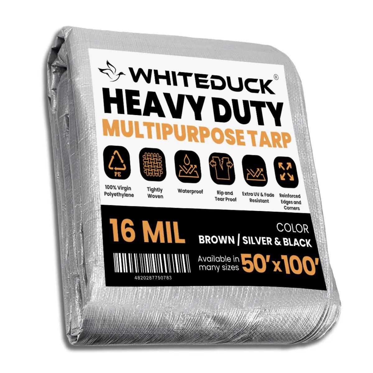 50' x 100' Super Heavy Duty Poly Tarp - Grayman Trading Company