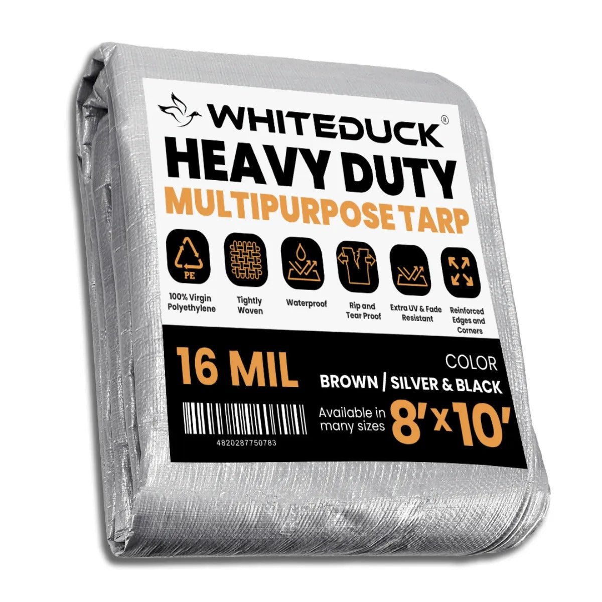 8’ x 10’ Super Heavy Duty Poly Tarp - Grayman Trading Company