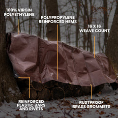 8’ x 10’ Super Heavy Duty Poly Tarp - Grayman Trading Company