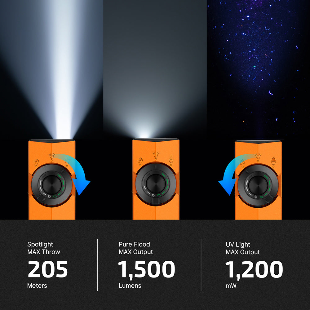 Olight ArkPro – Flat Unibody EDC Flashlight with Multi-Light Sources