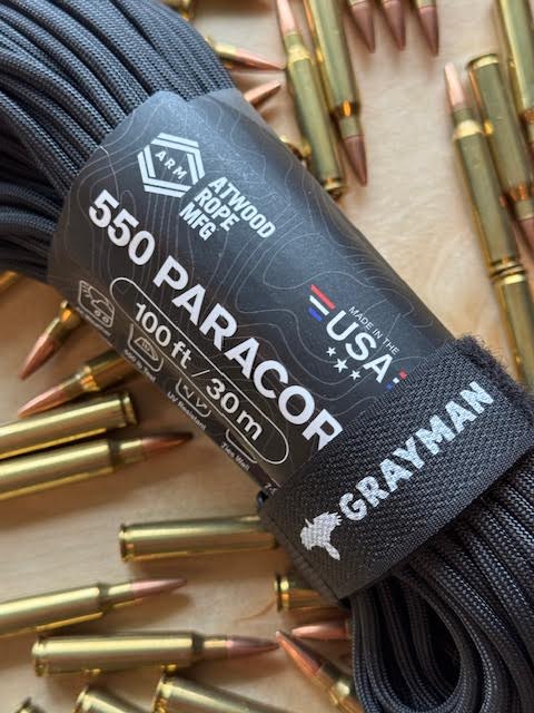 Atwood 550 Paracord - Grayman Trading Company
