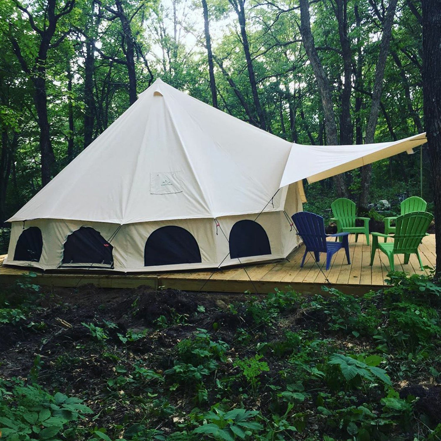 Avalon Bell Tent Awning - Grayman Trading Company