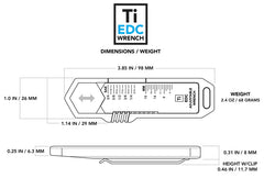 BIG IDEA DESIGN - Ti EDC Wrench - Grayman Trading Company