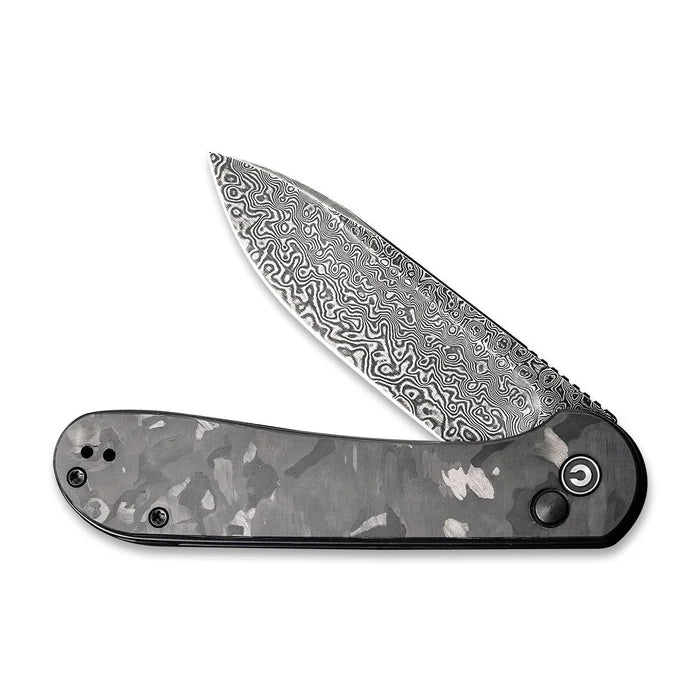 CIVIVI Button Lock Elementum Pocket Knife Carbon Fiber Handle - Grayman Trading Company