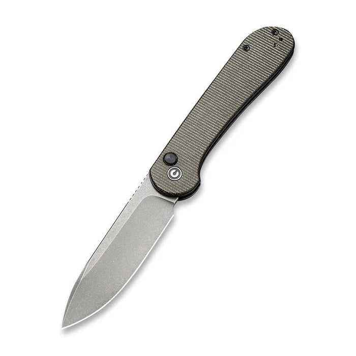 CIVIVI Button Lock Elementum Pocket Knife Micarta Handle