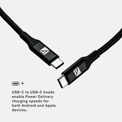 DARK ENERGY USB - C to USB - C Cable - Grayman Trading Company