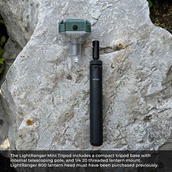 Devos Mini Tripod with Quarter 20 Mount - Grayman Trading Company