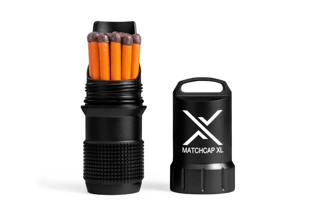 Exotac Waterproof Match Case XL: Exotac MatchCap XL - Grayman Trading Company