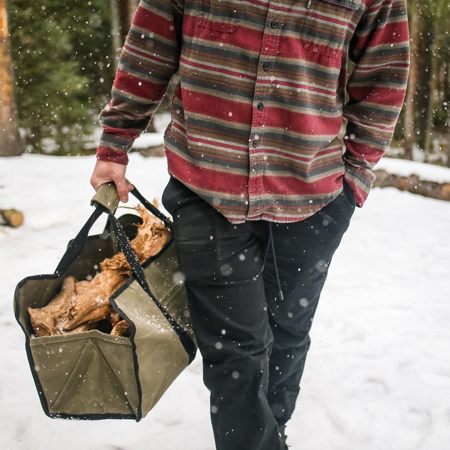 Firewood Log Carriers - Grayman Trading Company