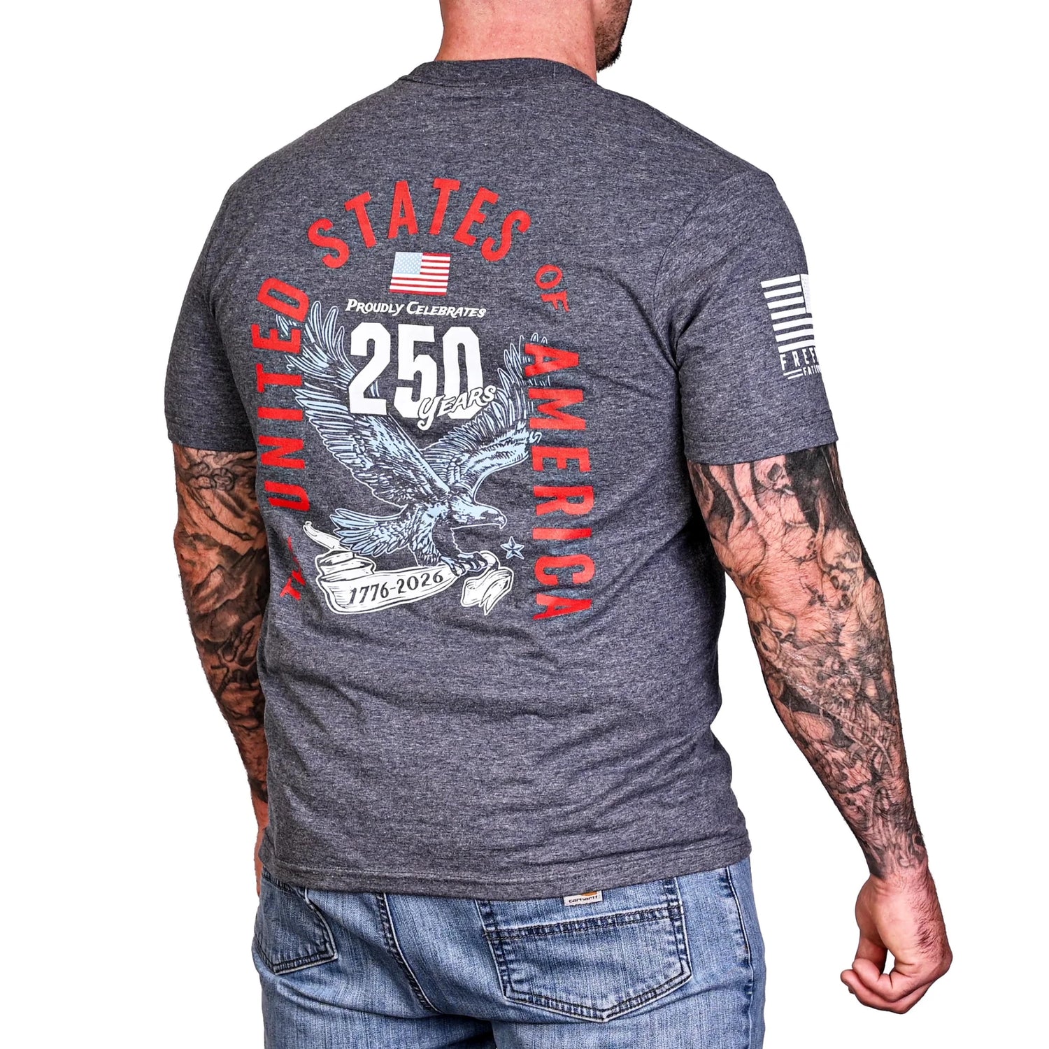 Freedom Fatigues Men's 250th Anniversary Patriotic T-Shirt - Grayman Trading Company
