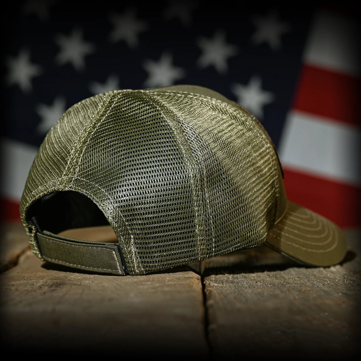Freedom Fatigues MultiCam Flag Patch OD Green Ball Cap - Grayman Trading Company