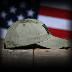 Freedom Fatigues Ranger Green Ripstop Full Fabric American Flag Range Hat - Grayman Trading Company