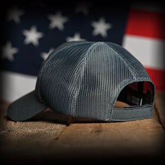 Freedom Fatigues Tonal Blue - Gray American Flag Hat - Grayman Trading Company