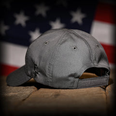 Freedom Fatigues Wolf Grey Full Fabric American Flag Range Hat - Grayman Trading Company
