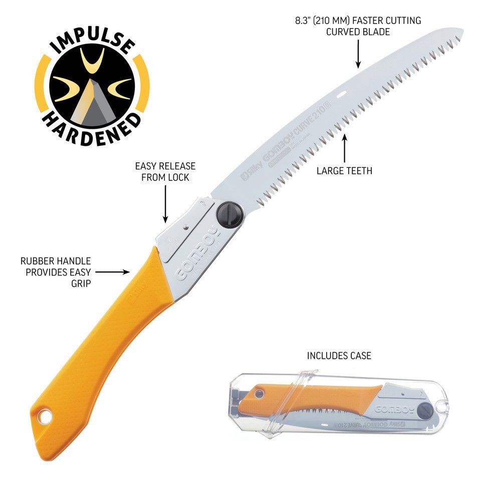 Gomboy Curve Pro 210mm Folding Saw - Grayman Trading Company
