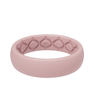 Groove Essential Thin Ring | Rose Quartz - Grayman Trading Company