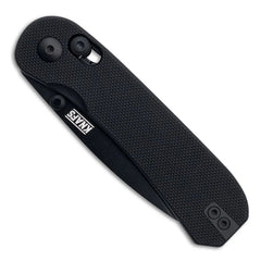 KNAFS Lander 3 Pocket Knife - Black G10 - Clutch Lock - Grayman Trading Company