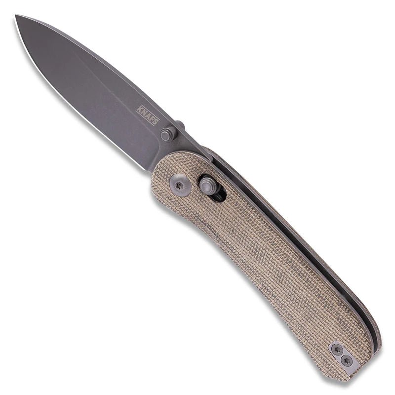 KNAFS Lander 3 Pocket Knife - Moondust Micarta - Clutch Lock - Grayman Trading Company
