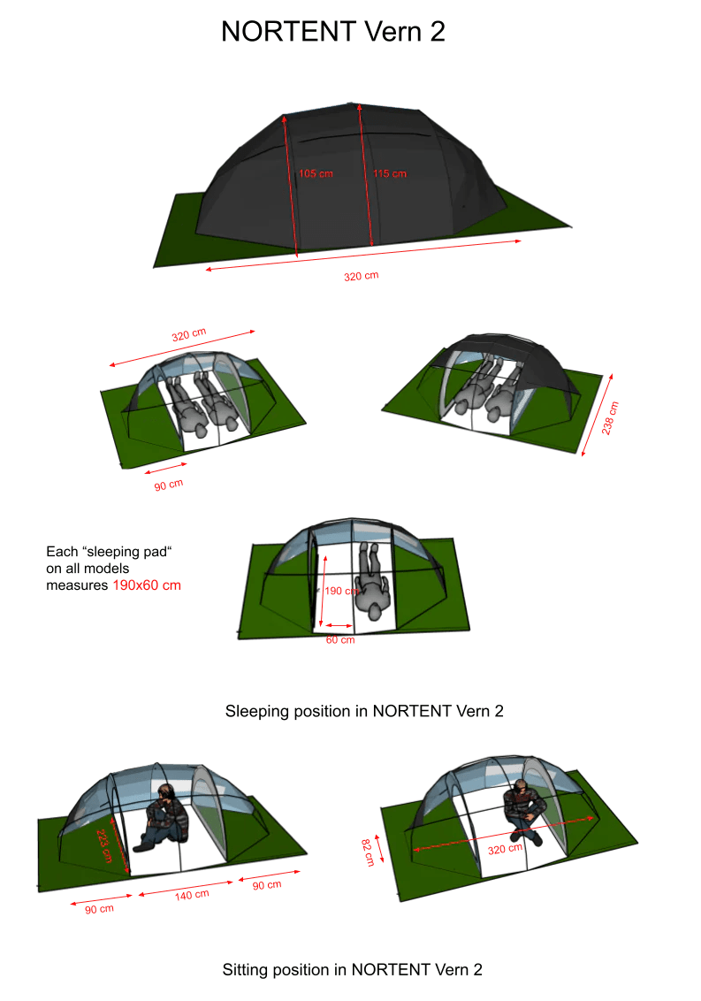 Nortent Vern 2 (Four Season) - Grayman Trading Company