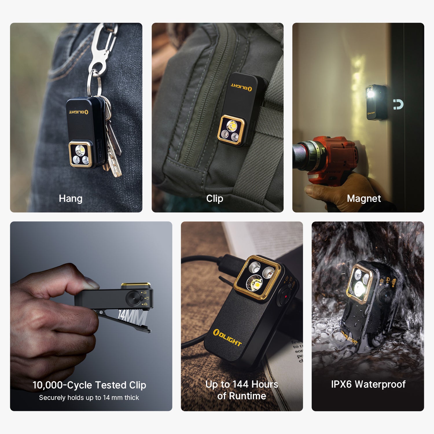 Olight Oclip Pro S - Multifunctional EDC Clip Flashlight